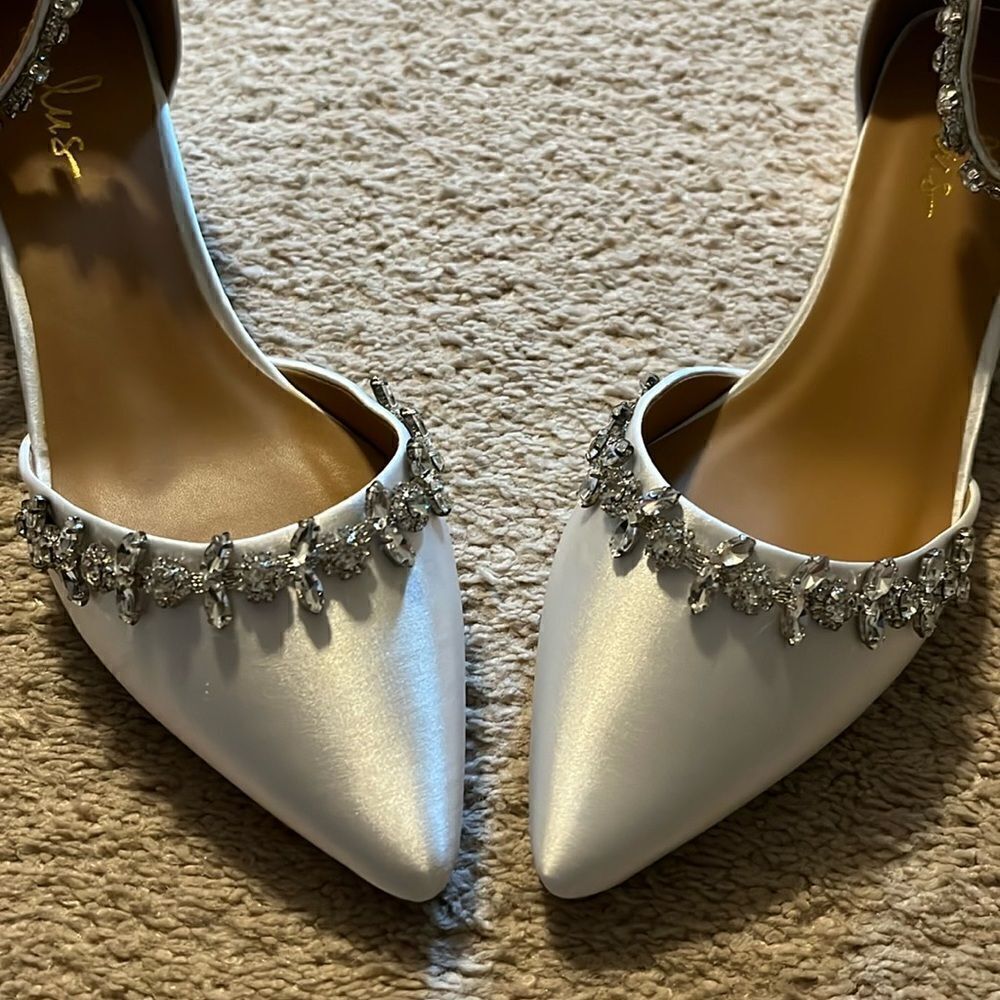 LULUS WOMEN’S SIZE 8.5 ANKLE STRAP HEELS - Picture 4 of 7